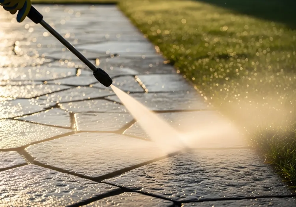 nettoyage terrasse haute pression
